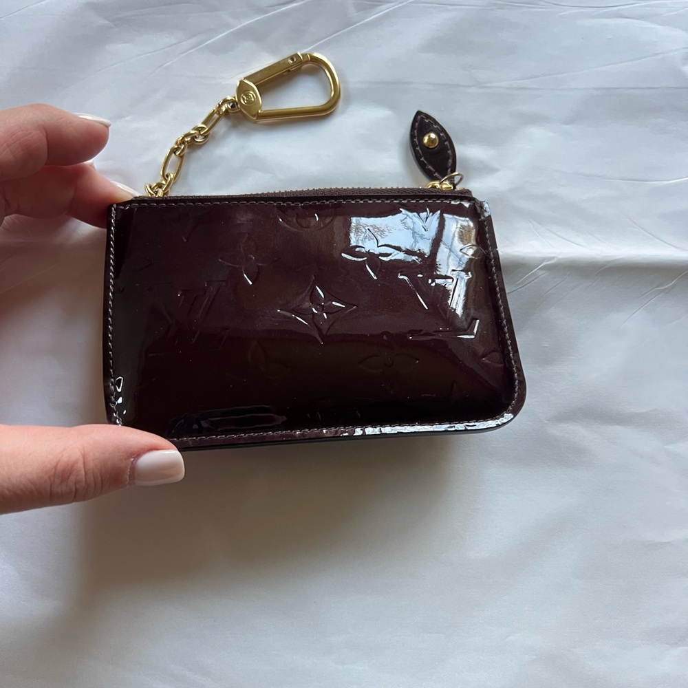 Louis Vuitton Coin Purse Vernis Amarante